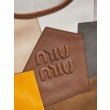 Bora Pari all'originale replica tote Miu Miu Ivy in pelle patchwork 5BG231