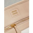 Borse tote pelle Miu Miu Adventure 5BA292 Bianco Crema