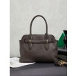 Borse tote pelle Miu Miu Adventure 5BA292 Caffè