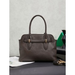 Borse tote pelle Miu Miu Adventure 5BA292 Caffè