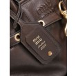 Borse tote pelle Miu Miu Adventure 5BA292 Caffè