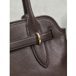 Borse tote pelle Miu Miu Adventure 5BA292 Caffè