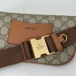 Marsupio piccolo Gucci GG Emblem Uomo 821165 marrone