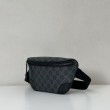 Marsupio piccolo Gucci GG Emblem Uomo 821165 nero