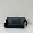 Marsupio piccolo Gucci GG Emblem Uomo 821165 nero