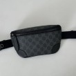 Marsupio piccolo Gucci GG Emblem Uomo 821165 nero
