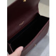Pochette YSL Saint Laurent Grain De Poudre Matelassé Chevron Envelope bordeaux Pochette YSL Saint Laurent Grain De Poudre Matelassé Chevron Envelope bordeaux
