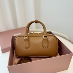 Borse Imitazioni a mano Miu Miu Arcadie 5BB142 Marrone Borse Imitazioni a mano Miu Miu Arcadie 5BB142 Marrone