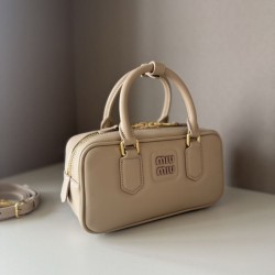 Borse Firmate Replica a mano Miu Miu Arcadie 5BB142 Beige Borse Firmate Replica a mano Miu Miu Arcadie 5BB142 Beige