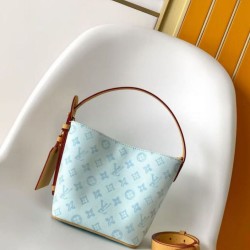 Cloni Borsa tote Louis Vuitton Romance All In BB M27529 Blue firmate