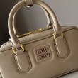 Borse Firmate Replica a mano Miu Miu Arcadie 5BB142 Beige