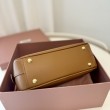 Borse Imitazioni a mano Miu Miu Arcadie 5BB142 Marrone
