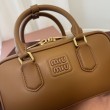 Borse Imitazioni a mano Miu Miu Arcadie 5BB142 Marrone