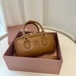 Borse Imitazioni a mano Miu Miu Arcadie 5BB142 Marrone
