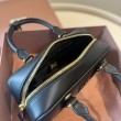 Borse Replica Alta Qualità a mano Miu Miu Arcadie 5BB142 Nero