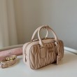 Borsa a mano Miu Miu Arcadie Matelassé Nappa 5BB142 marrone