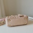 Borsa a mano Miu Miu Arcadie Matelassé Nappa 5BB142 marrone