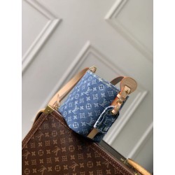Qualità superiore replica a secchiello in denim LV All In BB M28107