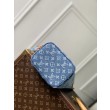 Qualità superiore replica a secchiello in denim LV All In BB M28107