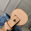 Qualità superiore replica a secchiello in denim LV All In BB M28107