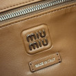 Borsa a tracolla Miu Miu Pocket Nappa 5BC189 Caramello Borsa a tracolla Miu Miu Pocket Nappa 5BC189 Caramello