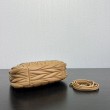 Bora Pari all'originale replica hobo mini/piccolo Miu Miu Wander Matelasse Marrone