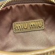 Bora Pari all'originale replica hobo mini/piccolo Miu Miu Wander Matelasse Marrone