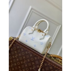 Borse Replica LV Speedy Bandoulière 20 M28314 blu