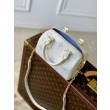 Borse Replica LV Speedy Bandoulière 20 M28314 blu
