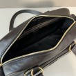 Borse Imitazioni a tracolla Miu Miu Pocket con manico superiore Caffè
