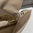 Pochette con coulisse Borse Loewe Flamenco Beige