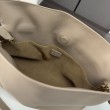 Pochette con coulisse Borse Loewe Flamenco Beige