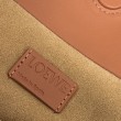 Pochette con coulisse Borse Loewe Flamenco Marrone