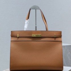 Cloni Borsa shopper YSL Saint Laurent Manhattan Nano marrone firmate