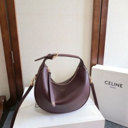 Cloni Borsa a tracolla Celine Lulu per adolescenti Borgogna firmate