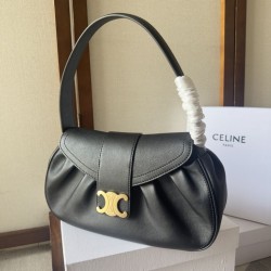 Cloni Borse Replica a tracolla media Celine Polly Nero firmate