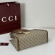 Cloni Borse Replica Gucci Padlock Small con manico superiore 838991 Marrone firmate