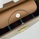 Cloni Borse Replica Gucci Padlock Small con manico superiore 838991 Marrone firmate