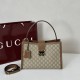 Cloni Borse Replica Gucci Padlock Small con manico superiore 838991 Marrone firmate