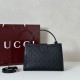 Cloni Borse Replica Gucci Padlock Small con manico superiore 838991 Nero firmate