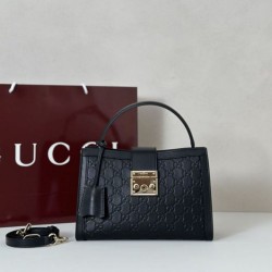 Borse Replica Gucci Padlock Small con manico superiore 838991 Nero