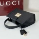 Cloni Borse Replica Gucci Padlock Small con manico superiore 838991 Nero firmate