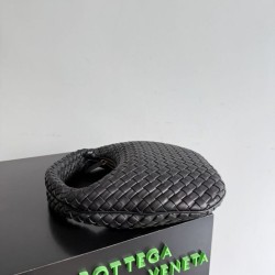 Replica di lusso Borsa Hobo Veneta piccola/media di Bottega Veneta Nero Imitazioni Cloni Borsa Hobo Veneta piccola/media di Bottega Veneta Nero firmate