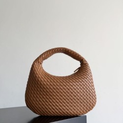 Cloni Borse Imitazioni Hobo Veneta piccola/media di Bottega Veneta Marrone firmate