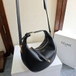 Qualità superiore replica a tracolla Celine Lulu per adolescenti Nero