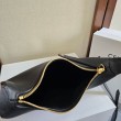 Qualità superiore replica a tracolla Celine Lulu per adolescenti Nero