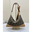Borse Replica a tracolla Hobo Fendi Fendigraphy Caffè