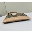 Borse Replica a tracolla Hobo Fendi Fendigraphy Caffè