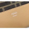 Borse Replica a tracolla Hobo Fendi Fendigraphy Caffè