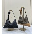 Borsa a tracolla Hobo Fendi Fendigraphy Nero